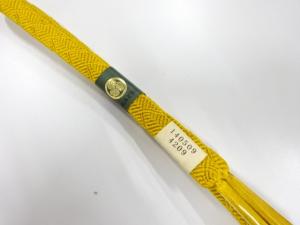 未使用品　正絹　手組帯締め